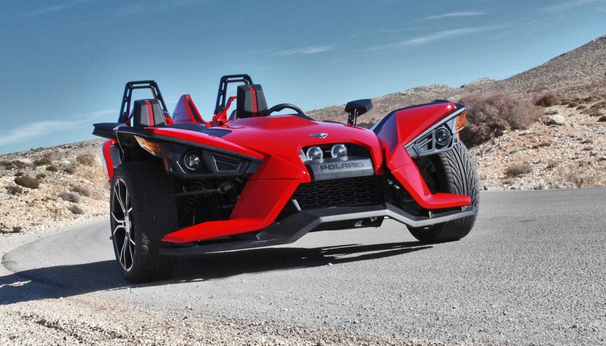 Polaris Slingshot a real three wheeler