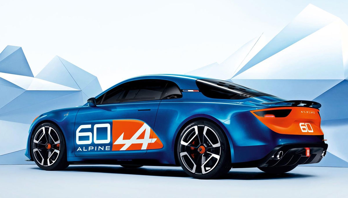 ALPINE CELEBRATION CONCEPT AT LE MANS