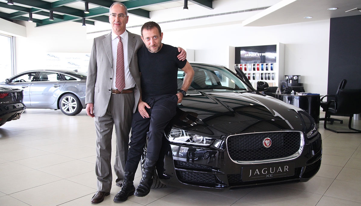 Saad &Trad SAL hands over the all new Jaguar XE to Brand Ambassador Bernard Khoury