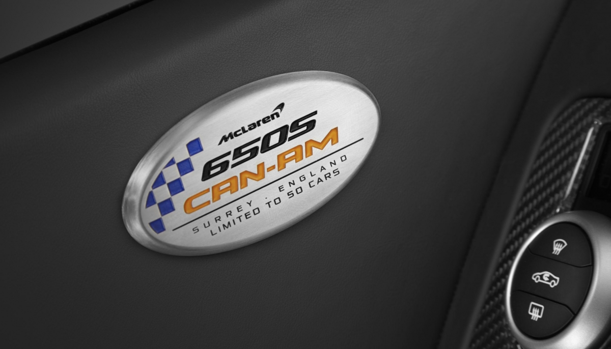McLAREN CELEBRATES 50 YEARS OF HISTORIC US RACE SERIES WITH LIMITED RUN 650S CAN-AM 