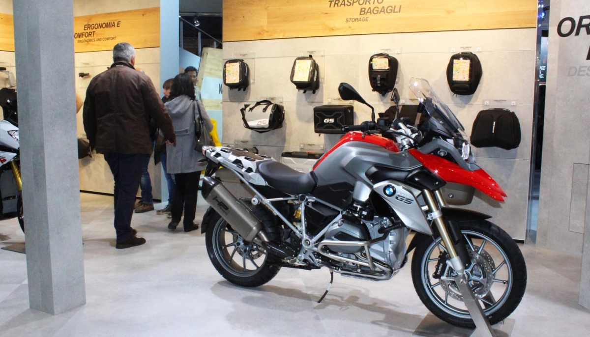 BMW Motorrad at EICMA 2015.