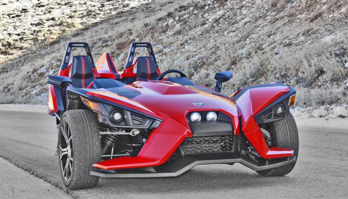 Polaris Slingshot a real three wheeler