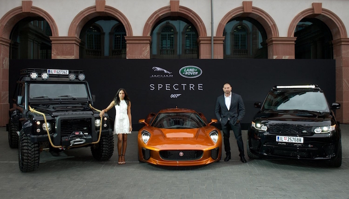 GLOBAL UNVEILING OF JAGUAR LAND ROVER BOND CARS 