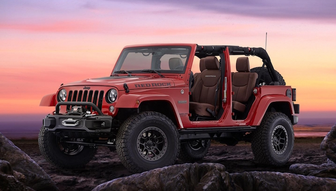 JEEP AND MOPAR INTRODUCE WRANGLER RED ROCK CONCEPT AT SEMA SHOW