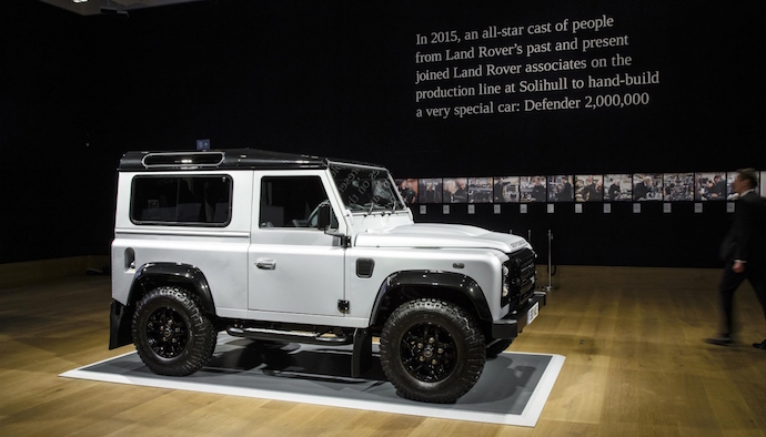 LAND ROVER DEFENDER 2,000,000 SELLS FOR RECORD 400,000 GBP AT BONHAMS CHARITY AUCTION 